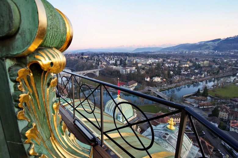 Blick von der Kuppel des Bundeshauses