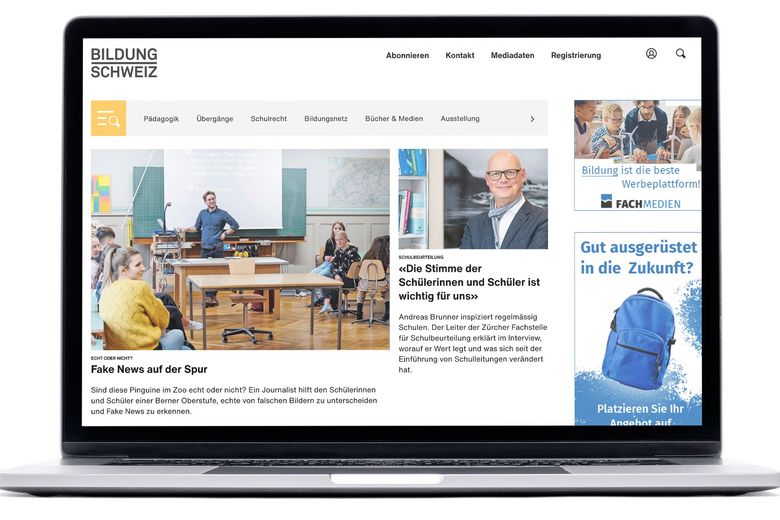 Jetzt gibt es BILDUNG SCHWEIZ auch als Website und als E-Paper
