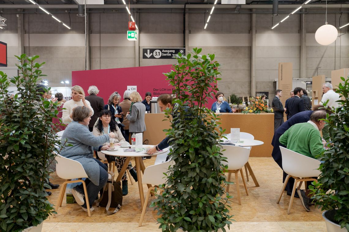 Stand des LCH an der Bildungsmesse Swissdidac in Bern.