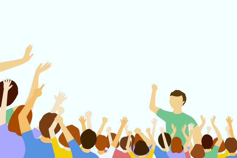 Character overcome obstacles to succeed in her work concept. Obstacles or motivation to solve problem and lead company achievement, businesswoman jump over hurdle race obstacle vector illustration.