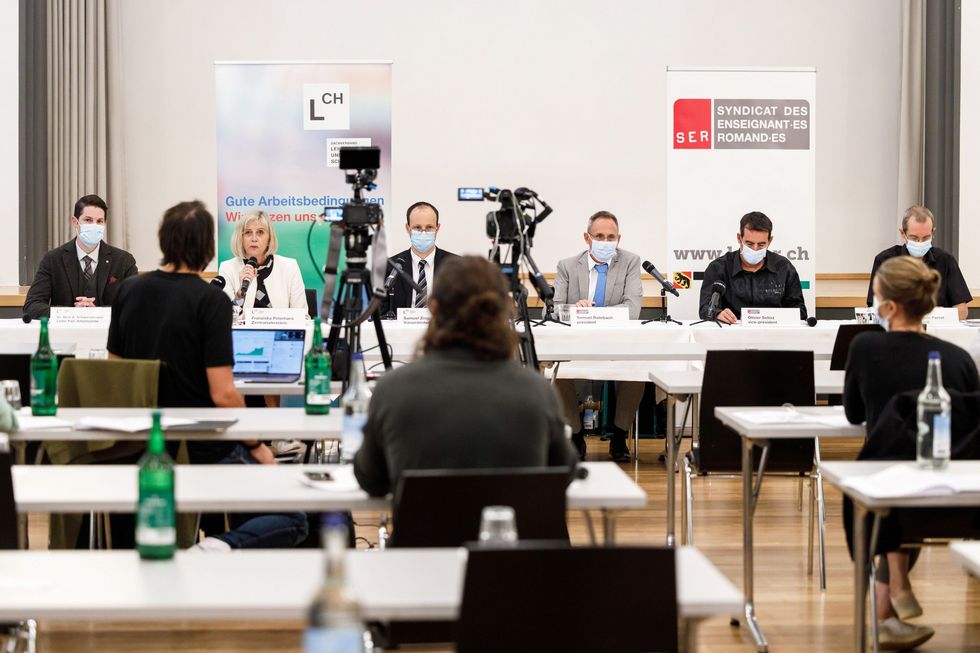 LCH und SER an der Medienkonferenz zum Schulstart