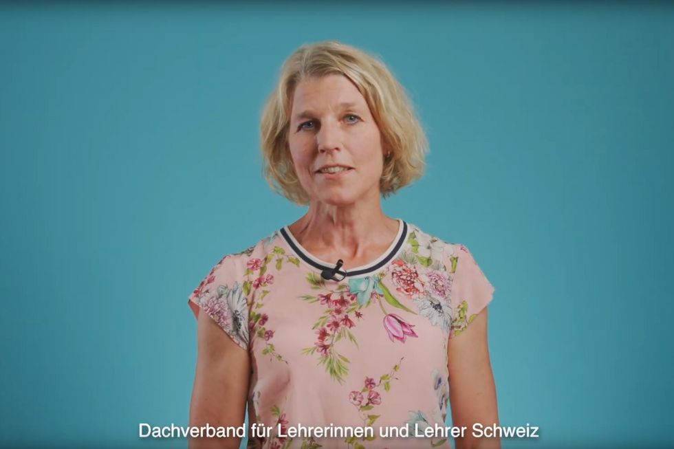 LCH-Präsidentin Dagmar Rösler spricht in die Kamera.