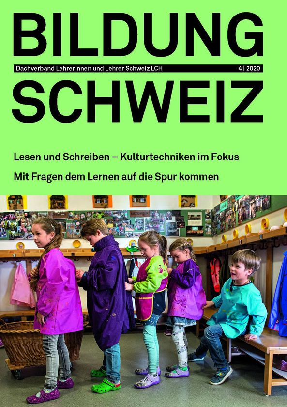 Cover Aprilausgabe 2020 BILDUNG SCHWEIZ