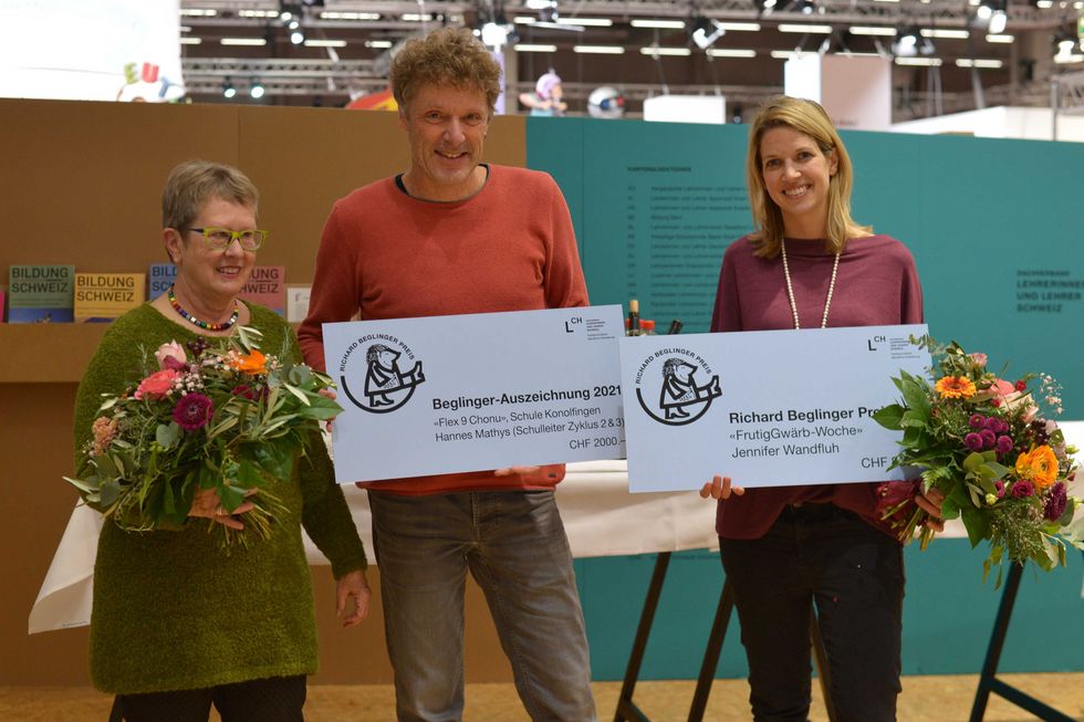 Preisträger des Richard-Beglinger-Preis: Hannes Mathys und Jennifer Wandfluh