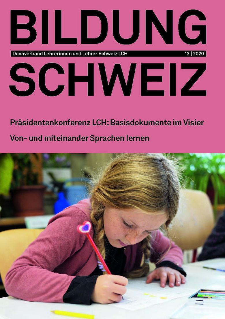 Cover Dezemberausgabe 2020 BILDUNG SCHWEIZ