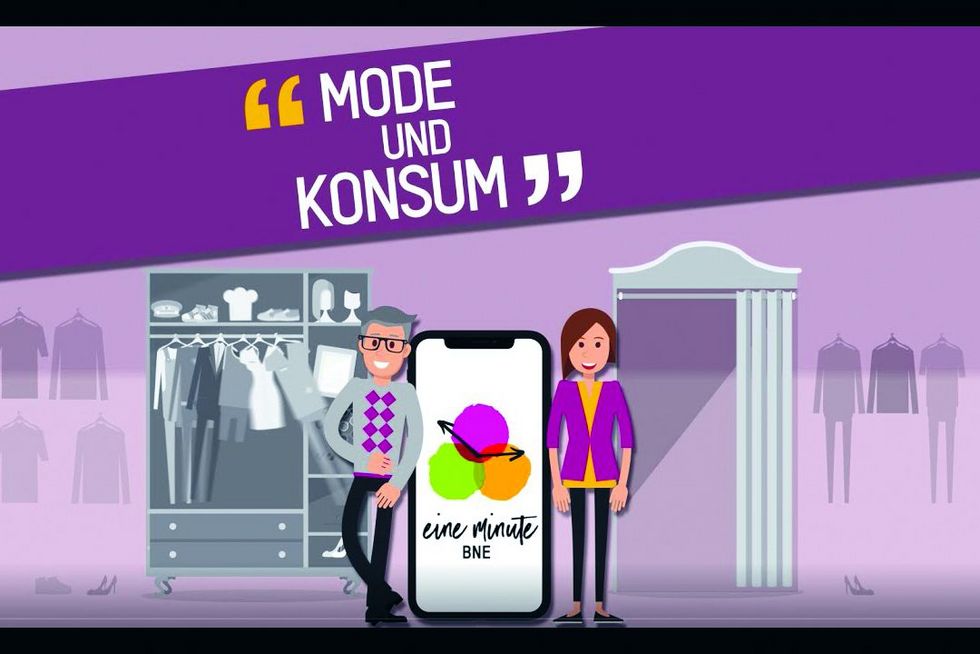 Screenshot aus dem Erklärvideo von éducation21 «1 Minute BNE»