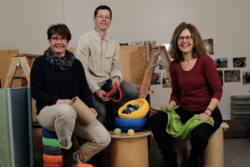 Irène Güntert, Dominique Högger und Sandra Wullschleger.